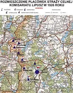 Map of Lipusz