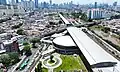 Bird-eye view of the Tanah Abang station complex, 2025