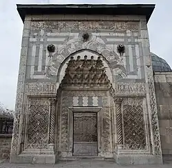 Image 37Entrance portal of the Karatay Madrasa in Konya (c. 1251) (from Culture of Turkey)