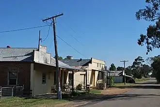 Old shops at Koorawatha