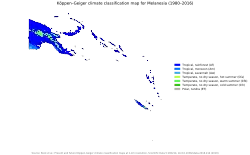 Image 41Köppen-Geiger climate classification map of Melanesia (from Melanesia)