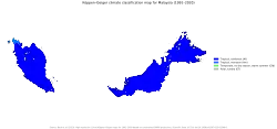 Image 34Köppen–Geiger climate classification map of Malaysia. (from Geography of Malaysia)
