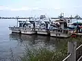 Squid boats on Lake Cheongchoho in Sokcho