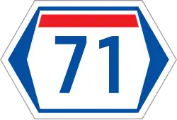 Seoul Special Metropolitan City&nbsp;Route&nbsp;71 shield}}