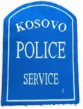 Former emblem of the Kosovo Police Service[26]