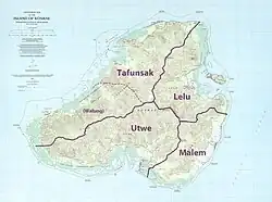 Utwe is in the southwest