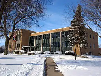 The Kossuth County Courthouse in Algona