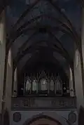 View to the organ