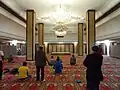 The mosque prayer hall