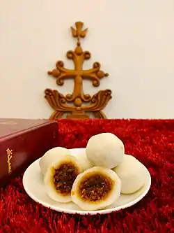 Kozhukkatta is prepared by Saint Thomas Christians on the Saturday prior to Palm Sunday.