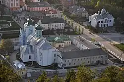 View of the monastery from Mount Bona