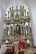 Main altar in the church