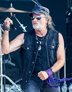 Storace with Krokus in 2019