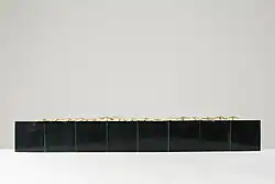Whispering Waves. A kinetic sound object (2001). Plastic, a ready-made and electronics