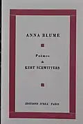 Anna Blume by Kurt Schwitters