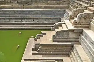 Stairs of the south pond