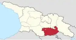 Location of Kvemo Kartli