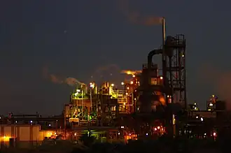 A chemical plant in Kwinana Beach