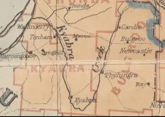 Kyabra and Bulgroo counties in 1900