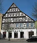 Half-timbered house dating from 1682