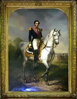Leopold I of Belgium by Eugène Verboeckhoven
