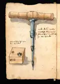 Die and tap from Löffelholz-Codex (Nuremberg 1505)