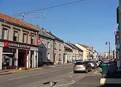The town centre of L'Hôpital