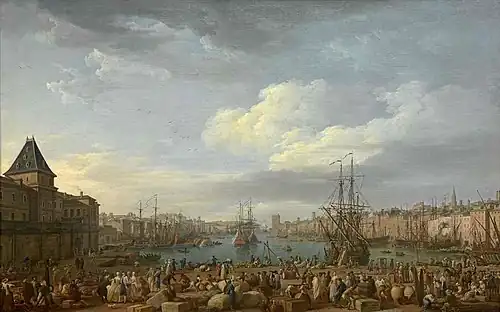 Interior of the Port of Marseille (1754), Louvre