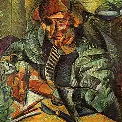 Umberto Boccioni, L'antigrazioso, painting, 1912