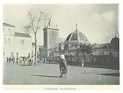 The mosque in 1895, after it was converted to a cathedral