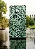 'LEDA AND THE SWAN' 1999 Bert van Loo for the Government of Haarlemmermeer in Zwanenwater (Swanwater), Nieuw Vennep, the Netherlands.[10]