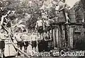 Portuguese forces showers at Cantacunda in 1968.