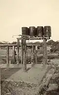 Portuguese showers at Mansambo, 1968.
