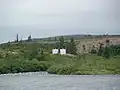 Abandoned US Army weather station on Indian House Lake