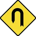 Hairpin curve to the left