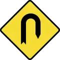 Hairpin curve to the right