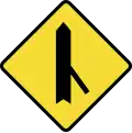 Merging traffic from the right