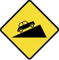 Steep ascent