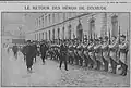 Fusiliers marins decorated after the Battle of the Yser