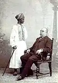Reinisch with his servant Jusuf