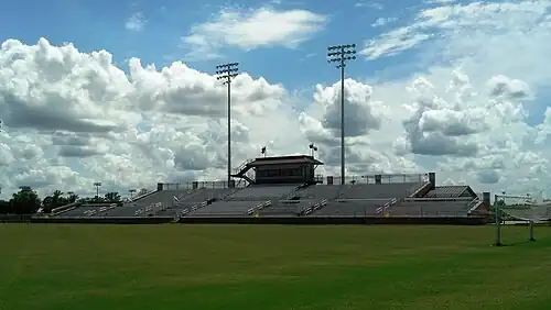 LSU Soccer Stadium, Pitch and Stands