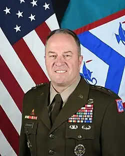 2025 color head and shoulders photo of Lieutenant General James P. Isenhower III in dress uniform