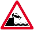Unprotected quayside or riverbank
