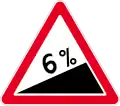 Steep ascent