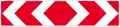 Hazard chevron (both)