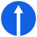 Proceed straight