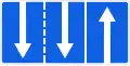 Traffic directions in traffic lanes