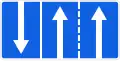 Traffic directions in traffic lanes