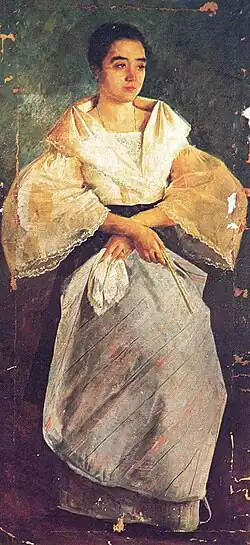 Image 15Juan Luna, La Bulaqueña, 1895 (from History of painting)