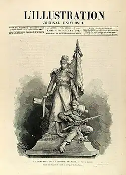 La Défense de Paris, (28 July 1883)